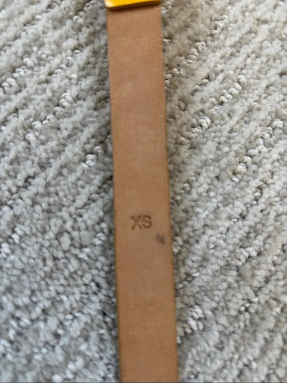 J. Crew Yellow Patent Leather Women's Belt XS - Picture 3 of 8